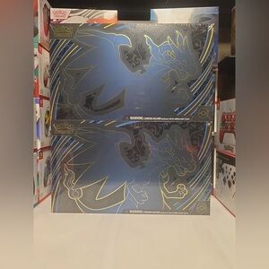 Pokemon Box with Blue and Gold Design